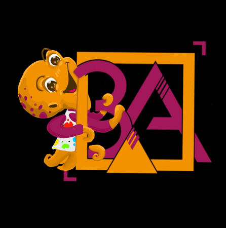 Logo avec mascotte pour l’Académie des Arts Appliqués de Dijon