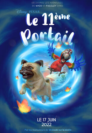 Affiche fictive film d'animation