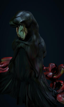 3D model of grim reaper